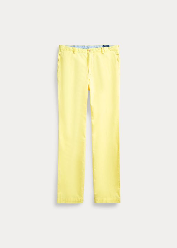 Spodnie Ralph Lauren Stretch Classic Fit Chino Pant Męskie Żółte | WECY0953