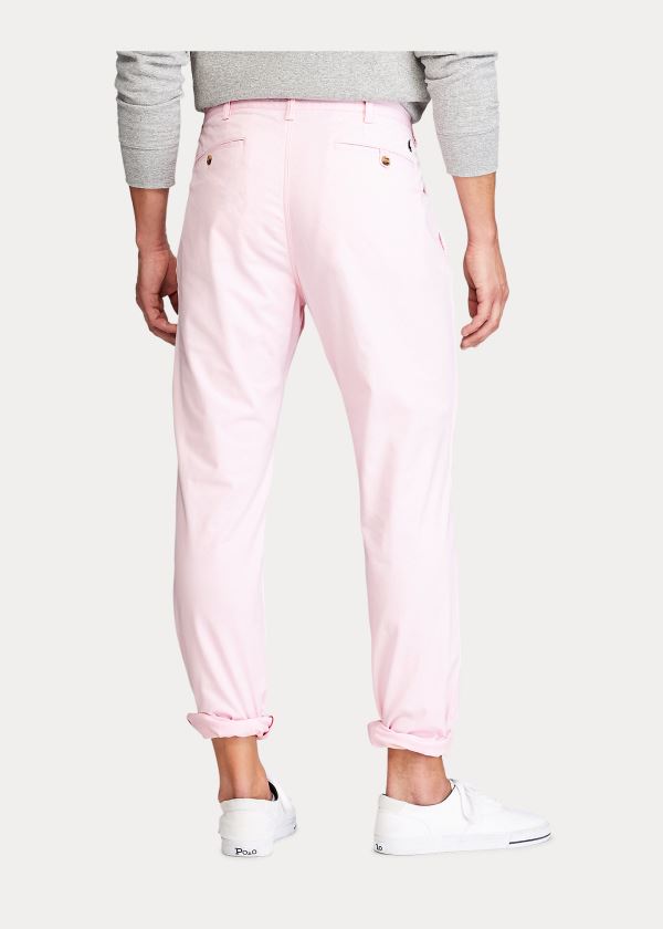 Spodnie Ralph Lauren Stretch Classic Fit Chino Pant Męskie Różowe | RFKP0482