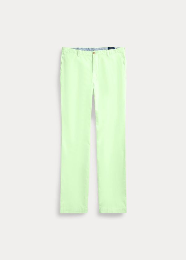 Spodnie Ralph Lauren Stretch Classic Fit Chino Pant Męskie Zielone | ROJB4872