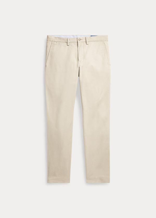 Spodnie Ralph Lauren Stretch Classic Fit Chino Pant Męskie Khaki | MMFL2238