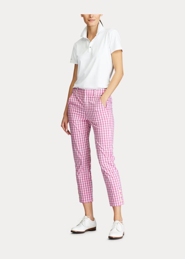 Spodnie Ralph Lauren Stretch Golf Capri Pant Damskie Różowe | QOCP3637