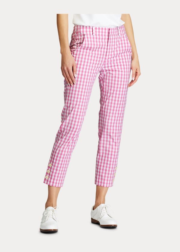 Spodnie Ralph Lauren Stretch Golf Capri Pant Damskie Różowe | QOCP3637