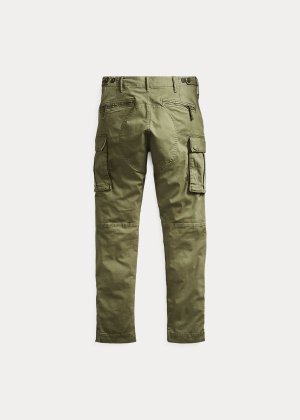 Spodnie Ralph Lauren Stretch Skinny Cargo Pant Damskie Oliwkowe | RWBJ3936