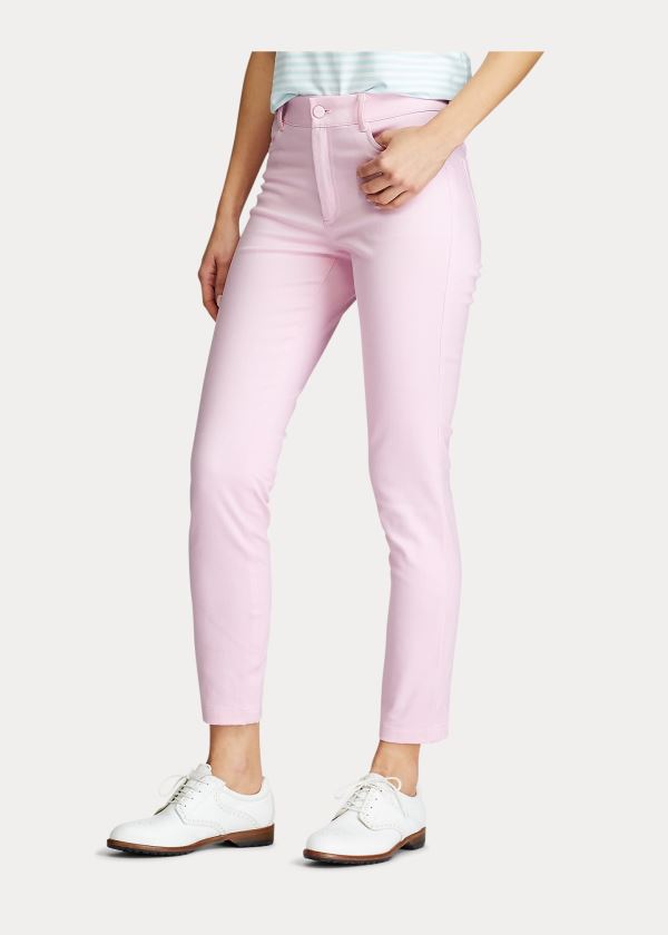 Spodnie Ralph Lauren Stretch Twill Golf Pant Damskie Różowe | OLEX8022