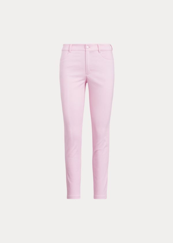 Spodnie Ralph Lauren Stretch Twill Golf Pant Damskie Różowe | OLEX8022