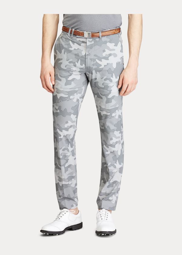 Spodnie Ralph Lauren Tailored Fit Camo Stretch Pant Męskie Szare Camo | WJHB9959