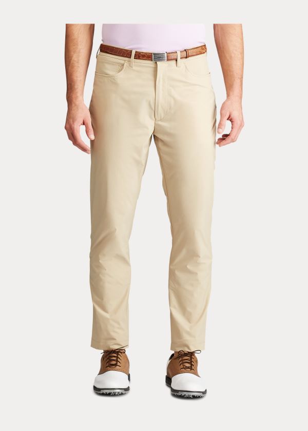 Spodnie Ralph Lauren Tailored Fit Stretch Pant Męskie Khaki | WCPT1306