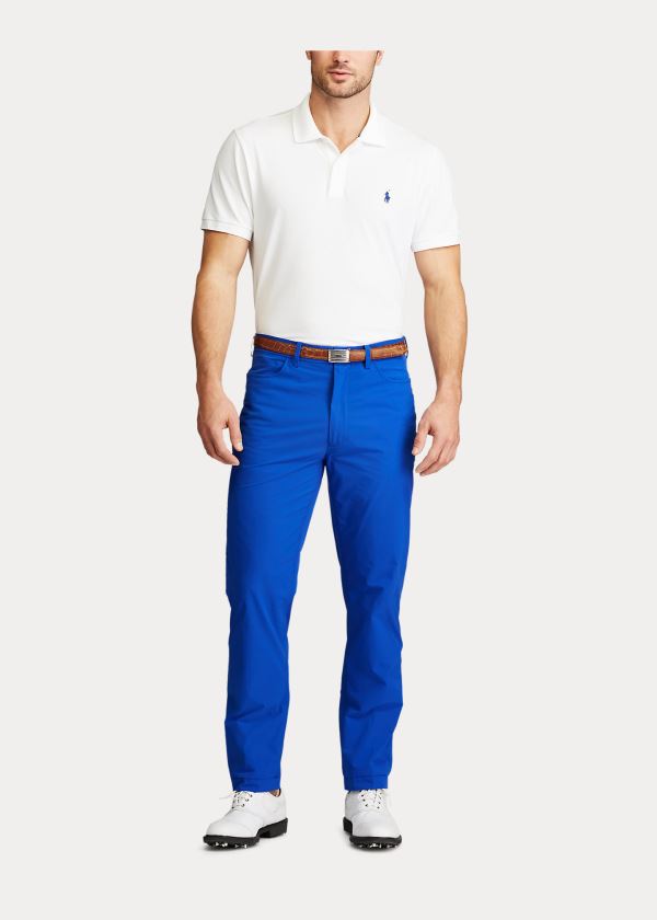 Spodnie Ralph Lauren Tailored Fit Stretch Pant Męskie Królewski Niebieski Niebieskie | WUDD5933