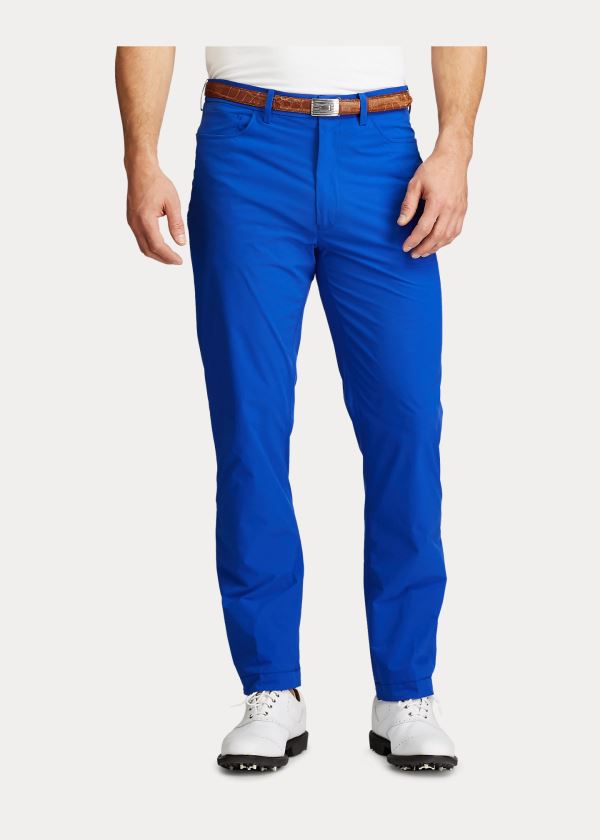 Spodnie Ralph Lauren Tailored Fit Stretch Pant Męskie Królewski Niebieski Niebieskie | WUDD5933