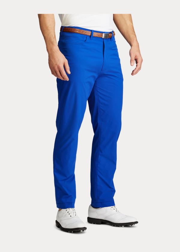 Spodnie Ralph Lauren Tailored Fit Stretch Pant Męskie Królewski Niebieski Niebieskie | WUDD5933