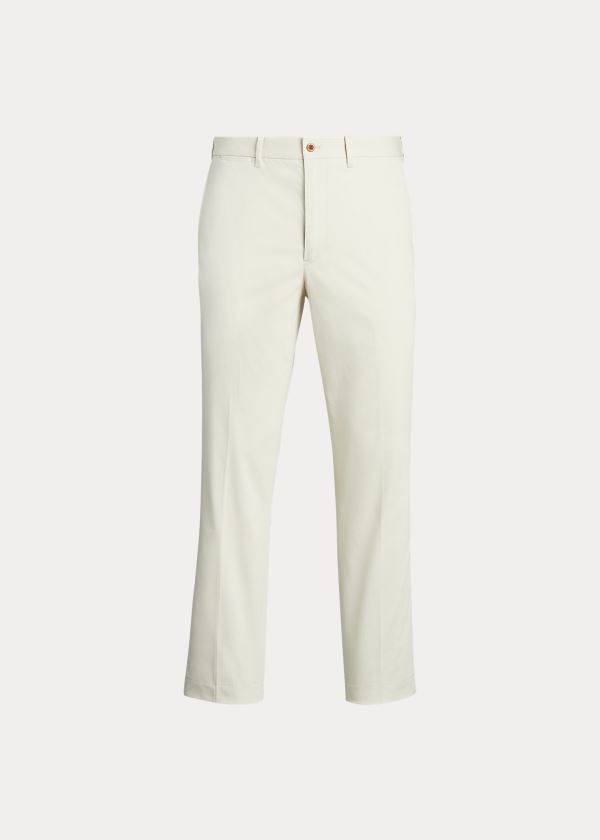 Spodnie Ralph Lauren Tailored Stretch Twill Pant Męskie Beżowe | HKTL5532