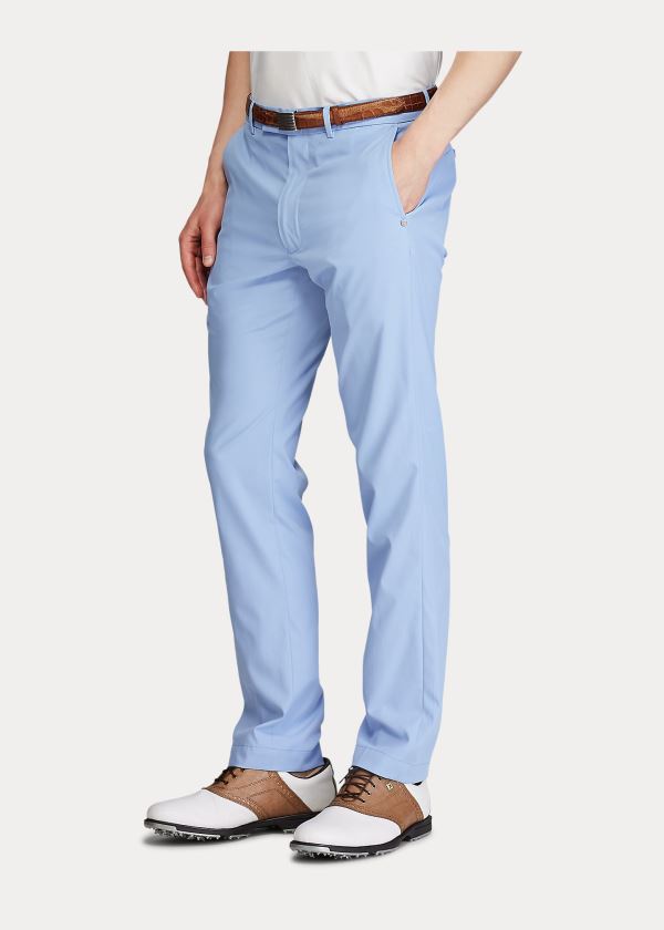 Spodnie Ralph Lauren Tailored Stretch Twill Pant Męskie Niebieskie | VQEY1210