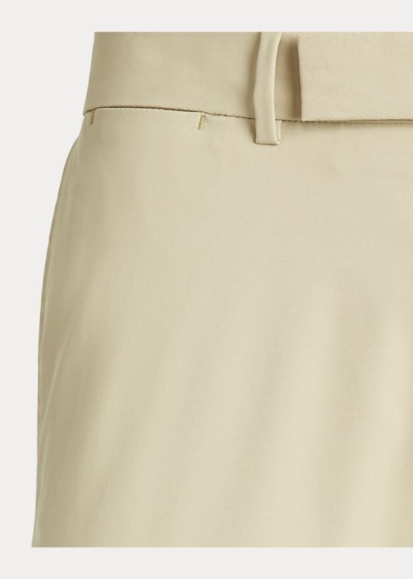 Spodnie Ralph Lauren Tailored Stretch Twill Pant Męskie Khaki | YXGT1462