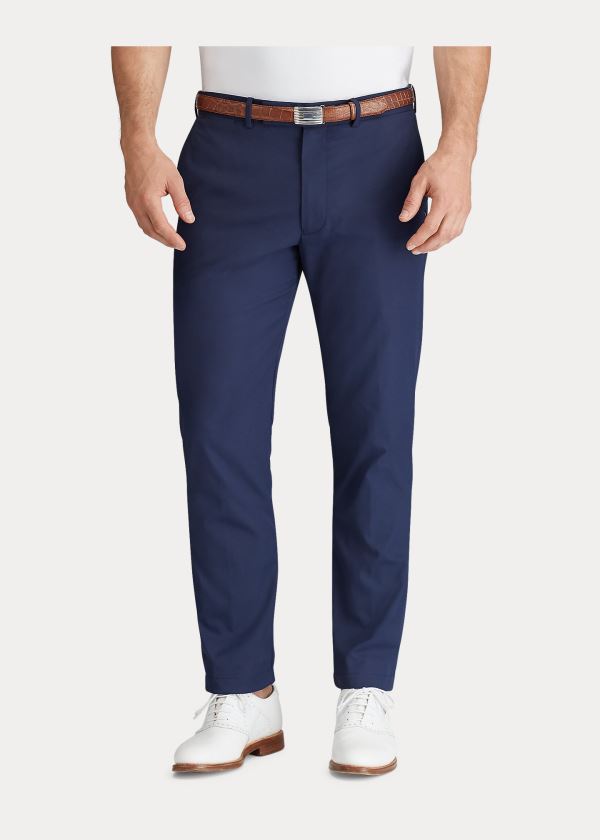 Spodnie Ralph Lauren Tailored Stretch Twill Pant Męskie Granatowe | WQQR2954