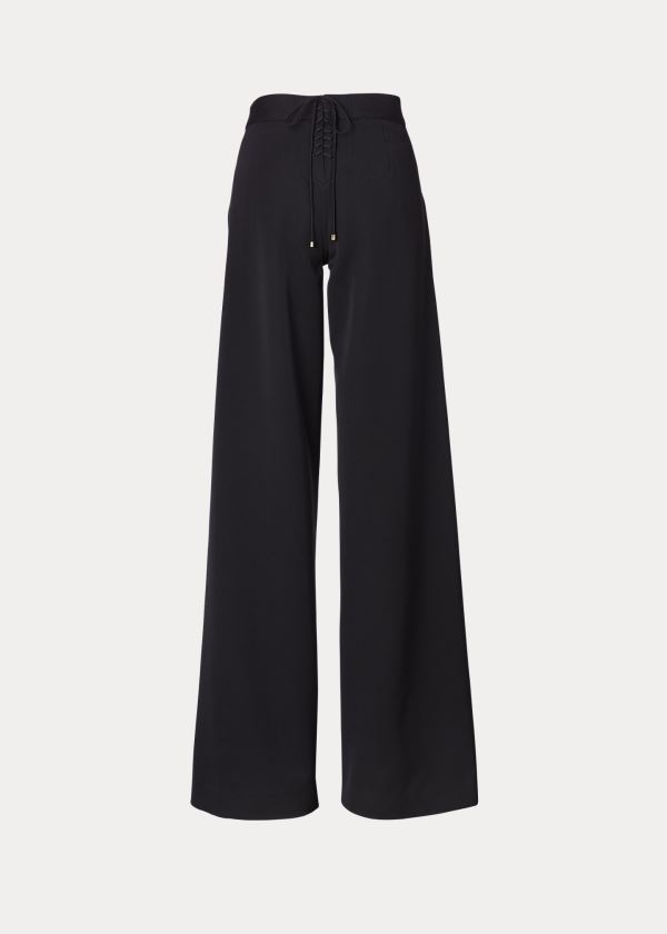 Spodnie Ralph Lauren The Sailor Pant Damskie Czarne | KVES0239