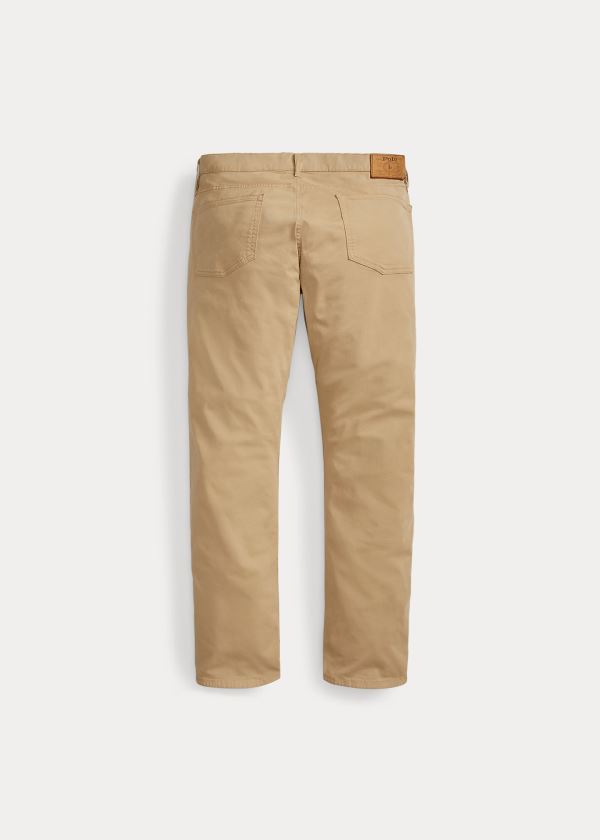 Spodnie Ralph Lauren Varick Slim Straight Chino Męskie Khaki | ADYZ7240