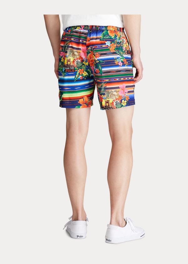 Stroje Pływackie Ralph Lauren Floral-Serape Swim Trunk Męskie Kolorowe | LIAK5111