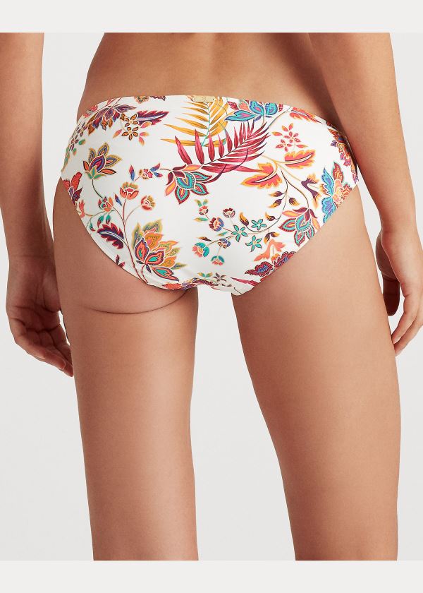 Stroje Pływackie Ralph Lauren Floral Hipster Bikini Bottom Damskie Kolorowe | ZHAF6497