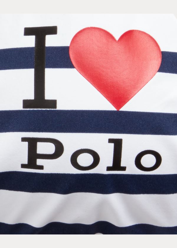 Stroje Pływackie Ralph Lauren I Heart Polo Bikini Top Damskie Granatowe | YAGJ8650