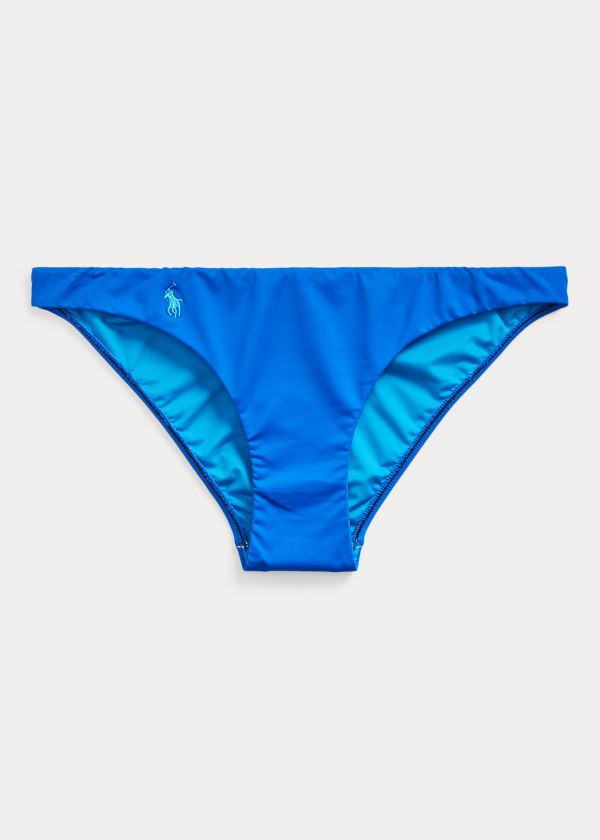 Stroje Pływackie Ralph Lauren Modern Hipster Bikini Bottom Damskie Niebieskie | UJJX8143