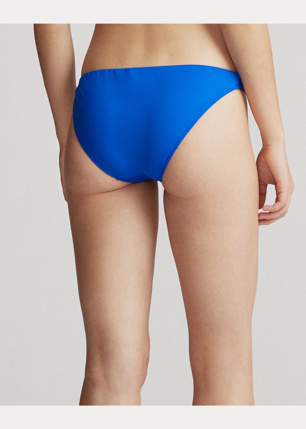 Stroje Pływackie Ralph Lauren Modern Hipster Bikini Bottom Damskie Niebieskie | UJJX8143