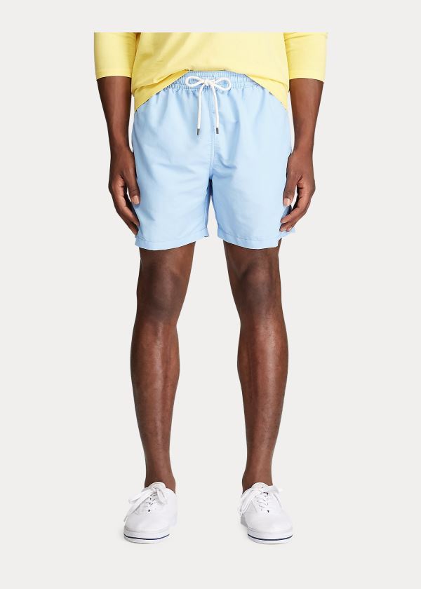 Stroje Pływackie Ralph Lauren Traveler Swim Trunk Męskie Niebieskie | JNUM3630