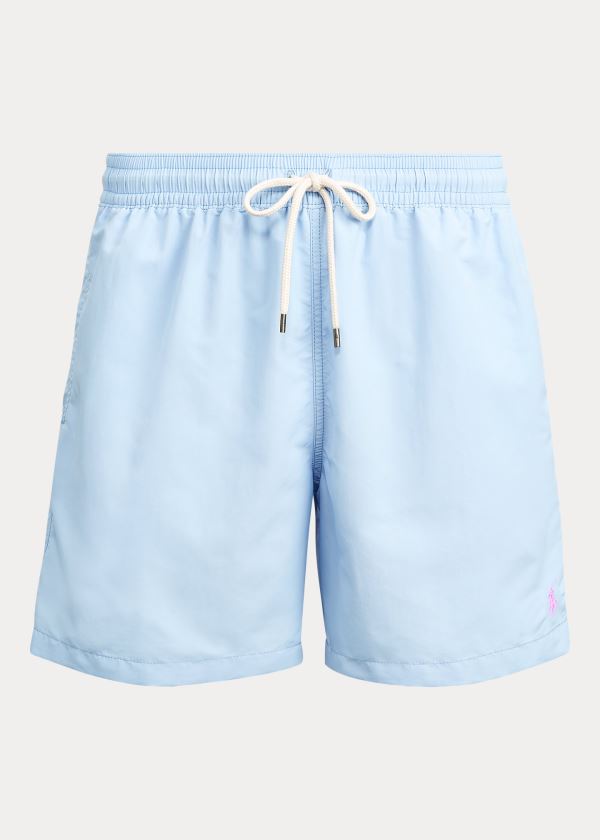 Stroje Pływackie Ralph Lauren Traveler Swim Trunk Męskie Niebieskie | JNUM3630