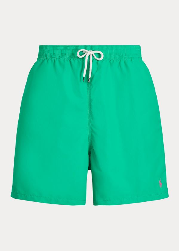 Stroje Pływackie Ralph Lauren Traveler Swim Trunk Męskie Zielone | QSIE2658