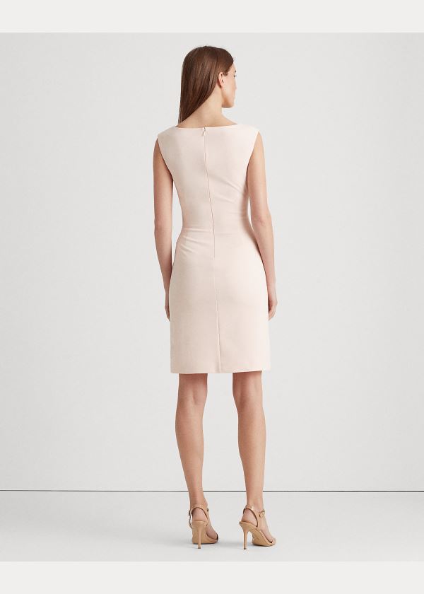 Sukienka Ralph Lauren Jersey V-Neck Dress Damskie Głęboka Różowe | WGBG2037