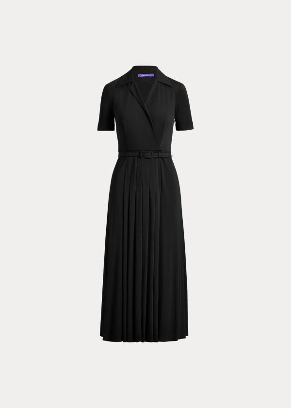 Sukienka Ralph Lauren Tabatha Jersey Dress Damskie Czarne | MFTS5392