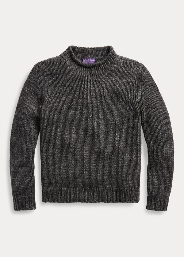 Swetry Ralph Lauren Moulin? Cashmere Sweater Męskie Jasny Szare | LMLN8432