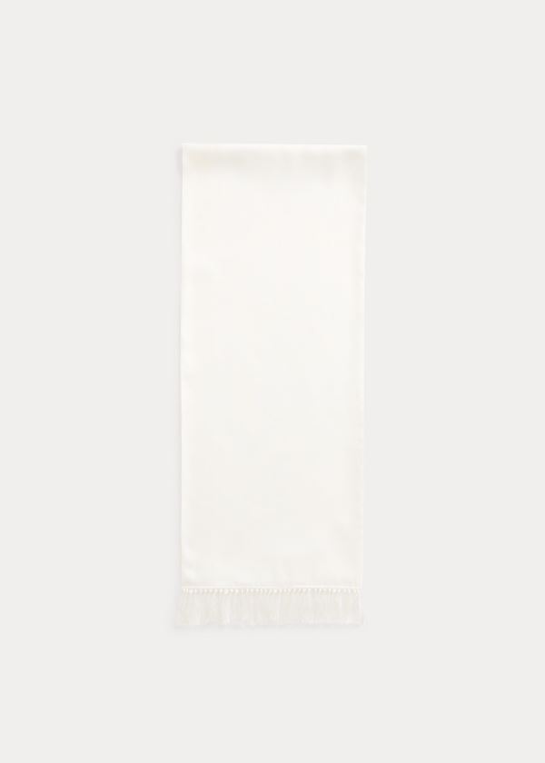 Szaliki Ralph Lauren Fringe Silk Twill Scarf Damskie Beżowe | RCVO8273