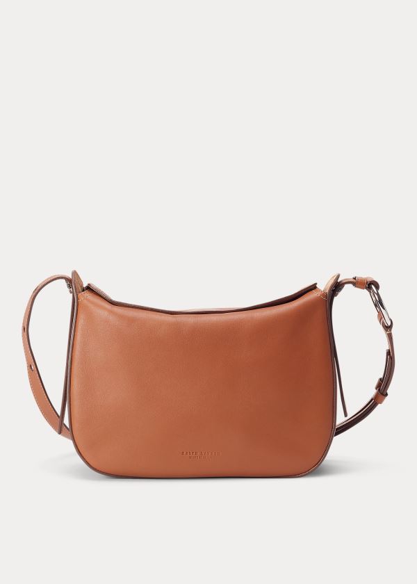 Torba Crossbody Ralph Lauren Calfskin Crossbody Bag Damskie Złote | IBYL2567