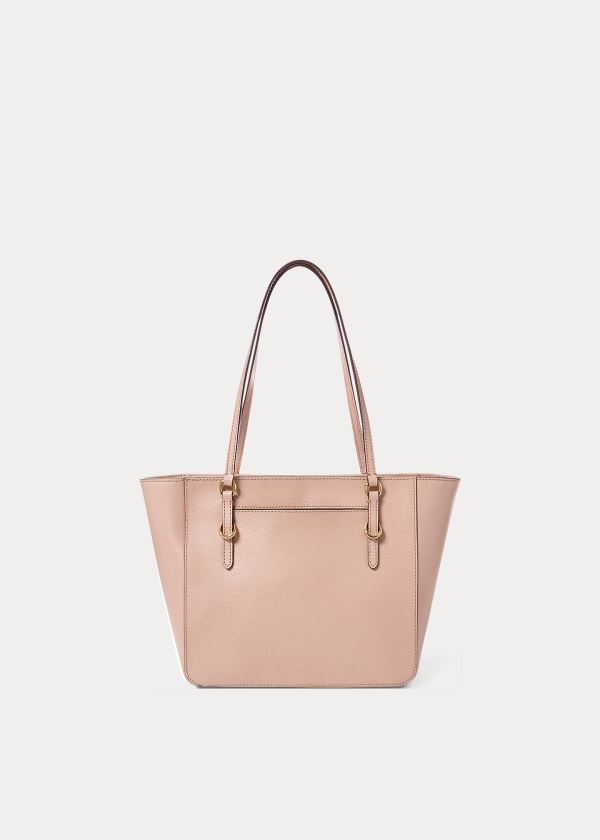 Torby Na Zakupy Ralph Lauren Saffiano Medium Shopper Damskie Różowe | CFUP4833