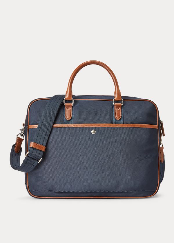 Torby Ralph Lauren Thompson Commuter Bag Męskie Granatowe | TAIL3539