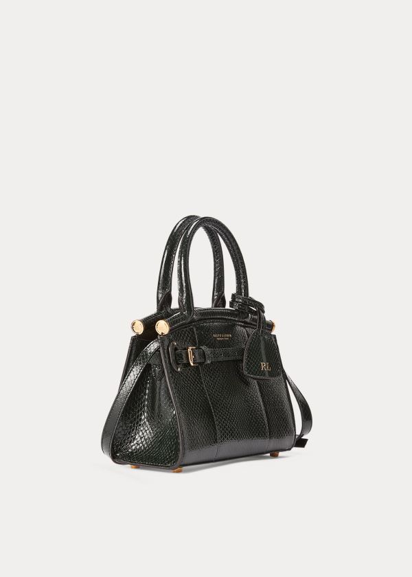 Torebka Ralph Lauren Ayers Mini RL50 Handbag Damskie Zielone | CRZT3452