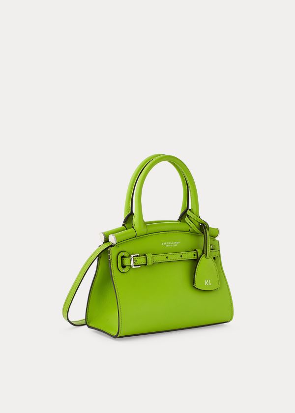 Torebka Ralph Lauren Calfskin Mini RL50 Handbag Damskie Zielone | TGYU1808