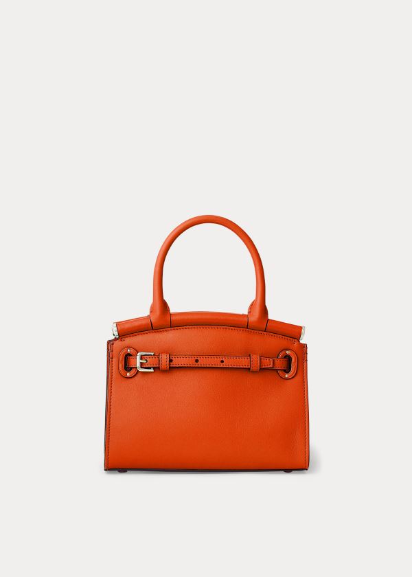 Torebka Ralph Lauren Calfskin Mini RL50 Handbag Damskie Pomarańczowe | ABMO7155