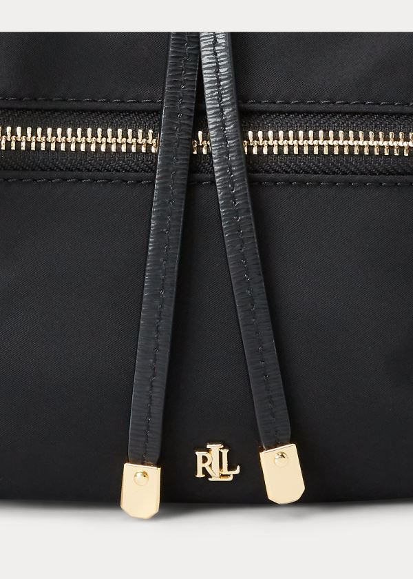 Torebka Ralph Lauren Nylon Mini Debby II Bag Damskie Czarne | TWHA7080