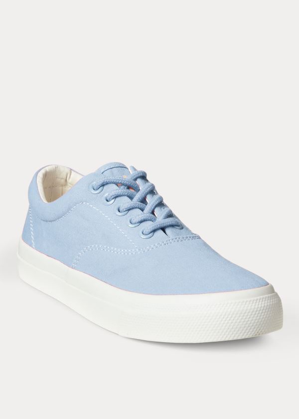 Trampki Ralph Lauren Bryn Canvas Sneakers Damskie Głęboka Niebieskie | MFZX4518