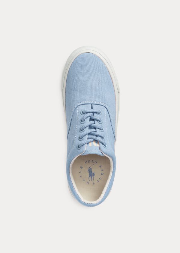 Trampki Ralph Lauren Bryn Canvas Sneakers Damskie Głęboka Niebieskie | MFZX4518