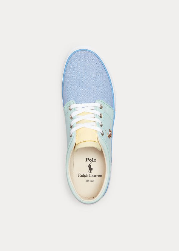 Trampki Ralph Lauren Faxon Cotton Oxford Sneakers Męskie Kolorowe | IIVB8854