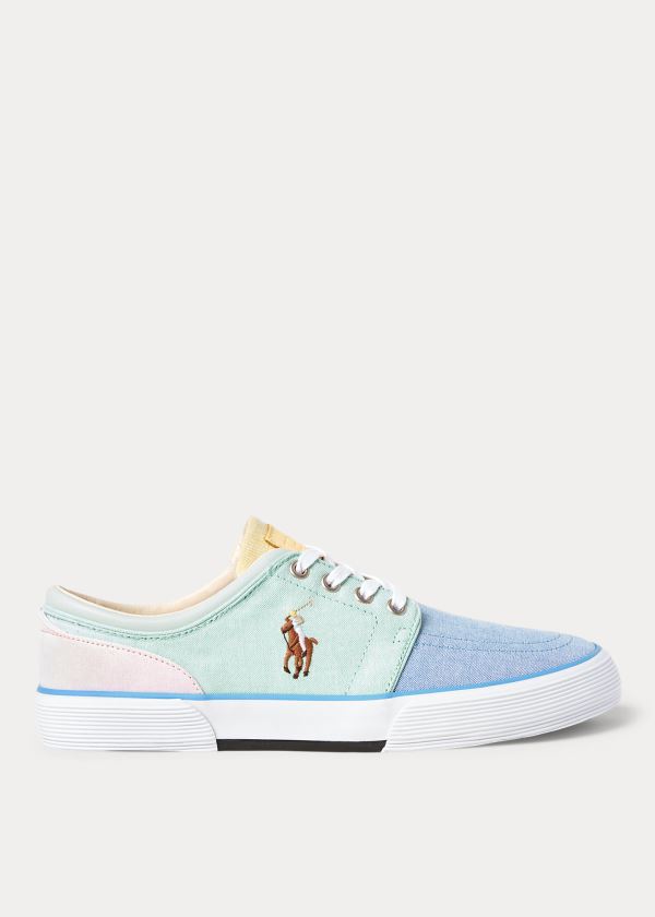 Trampki Ralph Lauren Faxon Cotton Oxford Sneakers Męskie Kolorowe | IIVB8854