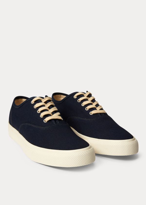 Trampki Ralph Lauren New Norfolk Indigo Sneakers Damskie Indygo | JIKN7493