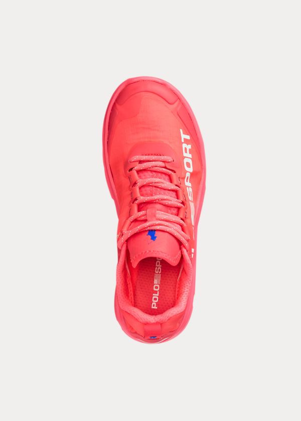 Trampki Ralph Lauren Tech Racer Sneakers Damskie Koralowe | UWXT0813