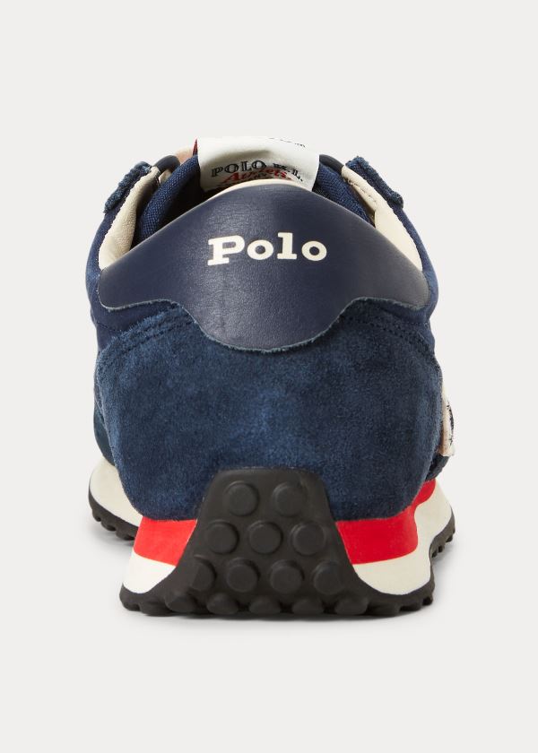 Trampki Ralph Lauren Train 90 Sneakers Męskie Granatowe | SGYC5801