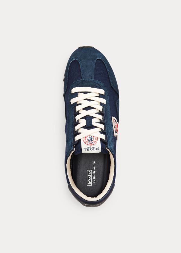 Trampki Ralph Lauren Train 90 Sneakers Męskie Granatowe | SGYC5801